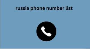 russia phone number list