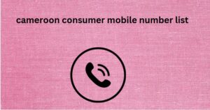 cameroon consumer mobile number list