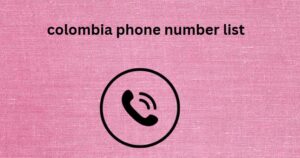 colombia phone number list